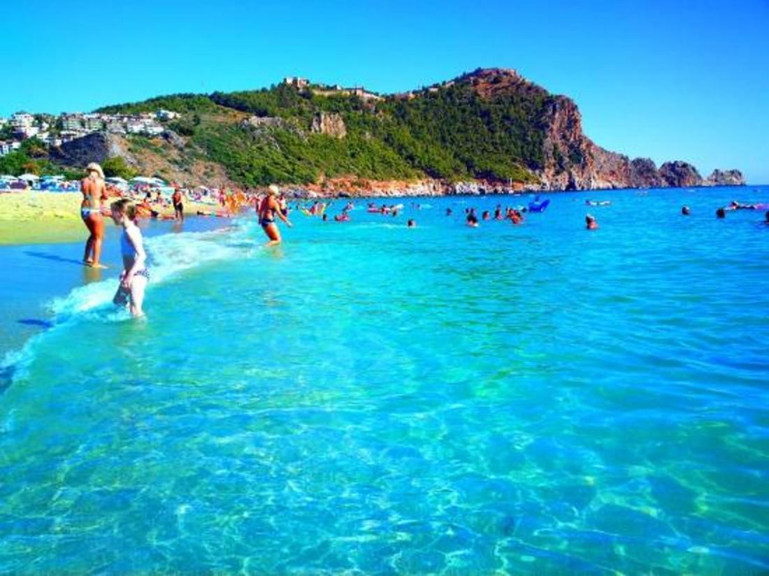 Palm Beach Cleopatra House, Beautiful Private Apartment Just 300 Meters To Cleopatra Beach 14 With Umbrellas, Bikes And Many Extras Included! Alanya Extérieur photo